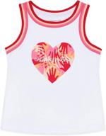 calvin klein girls graphic strawberry girls' clothing at tops, tees & blouses logo