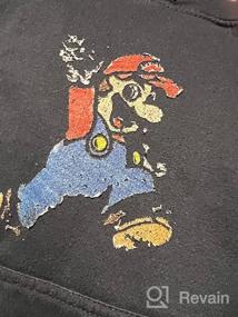 img 2 attached to 👕 Модный накидкас капюшоном с логотипом Nintendo, из флиса, серого цвета. Детская одежда: необходимость в коллекции худи и свитшотов модного стиля.