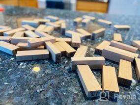 img 4 attached to Игра «Собери деревянные блоки по числам» — игровой набор CoolToys Timber Tower (48 деталей)