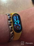 img 1 attached to Smart Xiaomi Mi Band 7 Global bracelet for Russia, black review by Aneta Kuchter ᠌