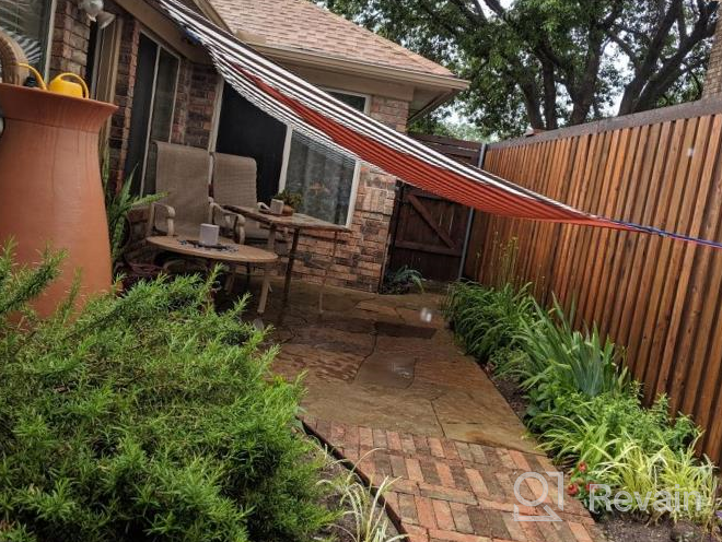 img 1 attached to TANG Sunshades Depot Beige 10' X 15' Sun Shade Sail Permeable Canopy Cover Customize Commercial Standard 180 GSM HDPE review by George Cochran