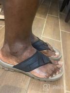 img 1 attached to Men'S Outback Faux Leather Sandal By Slack - Perfect For Summer! review by David Encarnacion