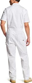 img 3 attached to Stain & Wrinkle Resistant Work Coverall For Men: CQR Short-Sleeved Zip-Front Jumpsuit With Multiple Pockets And Action Back