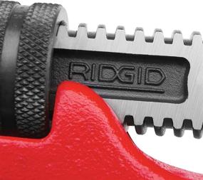 img 2 attached to 🔧 Rugged 10-inch Plumbing Wrench: RIDGID 31010 Model 10 - Heavy-Duty Straight Pipe Wrench