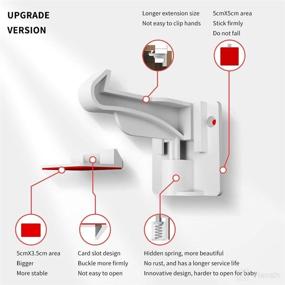 img 2 attached to Enhanced 12-Pack: Invisible Child Safety Cabinet Locks for Ultimate Baby Proofing - Strong Adhesive, Secure Latch Locks for Cabinets and Drawers