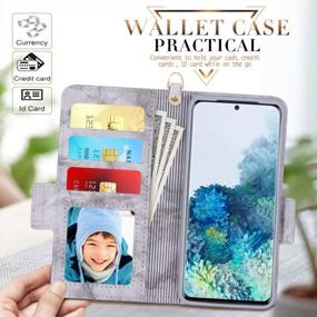 img 1 attached to Protect And Organize In Style: Skycase Galaxy S20 Wallet Case With RFID Blocking And Detachable Strap