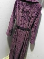 img 1 attached to Stay Cozy This Winter With Artfasion'S Soft And Warm Long Fleece Robe review by Lisa Volkman