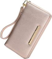 👛 bybetermon women's wallet wristlet with rfid blocking – stylish handbags & wallets combo logo