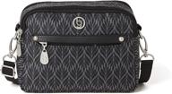 🌸 stylish floral print baggallini oakland crossbody women's handbags & wallets - must-have crossbody bags logo