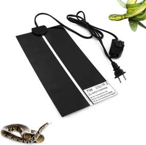 img 4 attached to 🔥 XIEHUZA Reptile Heating Mat: Waterproof Heat Pad for Terrariums & Small Animals - Temperature Adjustable (7W 11 x 5.9 in)