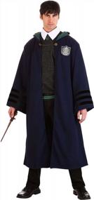 img 4 attached to Fantastic Beasts The Crimes Of Grindelwald Slytherin Adult Vintage Wizard Robe One Size Blue