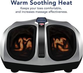 img 1 attached to Relax And Unwind With Miko'S Shiatsu Foot Massager - Switchable Heat For Ultimate Comfort