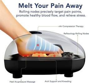img 3 attached to Relax And Unwind With Miko'S Shiatsu Foot Massager - Switchable Heat For Ultimate Comfort