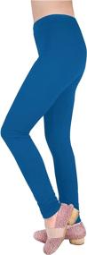 img 3 attached to Warm and Cozy: IRELIA 🔥 Cotton Fleece Leggings for Girls' Winter Clothing