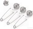 strainer handle stainless infuser filters kitchen & dining made as coffee, tea & espresso logo