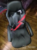 img 1 attached to Computer chair Zombie DRIVER gaming, upholstery: imitation leather, color: black/red review by Celina Czachor ᠌