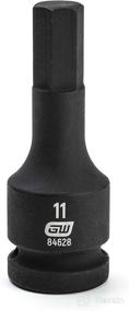 img 4 attached to 🔧 GEARWRENCH 11mm Hex Bit Impact Socket, 1/2-Inch Drive - 84628