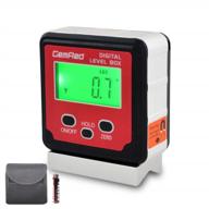 accurately measure angles and levels with gemred xvb digital gauge level box for pipe conduit logo