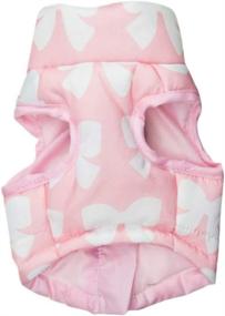 img 3 attached to 🎀 Winter Pink Dog Jacket Coat - Small Dog Puppy Vest for Girls