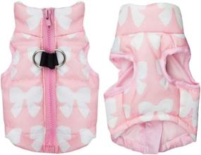 img 2 attached to 🎀 Winter Pink Dog Jacket Coat - Small Dog Puppy Vest for Girls