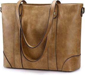 img 4 attached to S ZONE Genuine Leather Shoulder Handbag Women's Handbags & Wallets ~ Totes