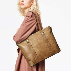 img 3 attached to S ZONE Genuine Leather Shoulder Handbag Women's Handbags & Wallets ~ Totes
