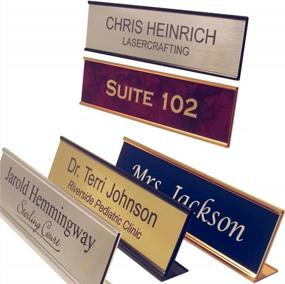 img 2 attached to Customizable Laser Engraved Desk And Door Name Plate - Stylish And Durable Design, Available In Multiple Sizes, Colors, And Fonts