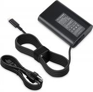 dell xps 12 9250/13 9350-9360-9365, latitude 7275-7370-7375 65w type c ac adapter power cord supply логотип