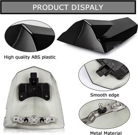 img 2 attached to PSLER Black Rear Seat Cover for Suzuki GSXR600 🏍️ GSXR750 K4 2004-2005 - Cowl Fairing Cover for Rear Seat Protection