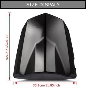 img 1 attached to PSLER Black Rear Seat Cover for Suzuki GSXR600 🏍️ GSXR750 K4 2004-2005 - Cowl Fairing Cover for Rear Seat Protection