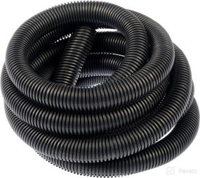 img 2 attached to 🔌 Dorman 86665 0.75 In. X 10 Ft. Black Flexible Split Wire Conduit, Pack of 10