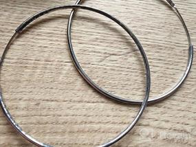 img 8 attached to T400 925 Sterling Silver Gold Rosegold Hoop Earrings: Stylish Lightweight Hoops for Women & Girls - Perfect Birthday Gift!