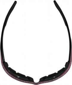 img 1 attached to Women'S Pink Rhinestone Motorcycle Glasses W/ Foam Padding - Bikershades