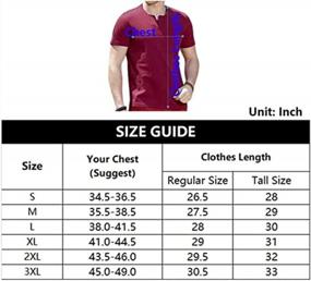 img 2 attached to Stylish Men'S Henley Shirt With Three-Button Front Placket And Short Sleeves For Casual Fashion