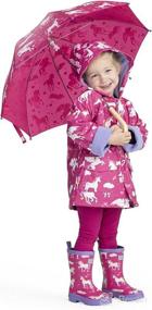 img 1 attached to 🌂 Printed Raincoats for Hatley Girls