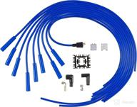 high performance accel 5040b 8mm super stock spiral universal wire set - blue logo