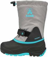 🥾 waterproof winter boots for boys - kamik waterbug shoes логотип