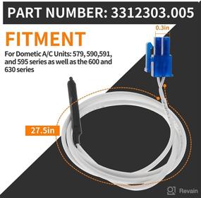 img 3 attached to 🔧 Dometic RV Air Conditioner Freeze Control Sensor Replacement - Replaces 3312303005 Thermistor for Enhanced AC Performance