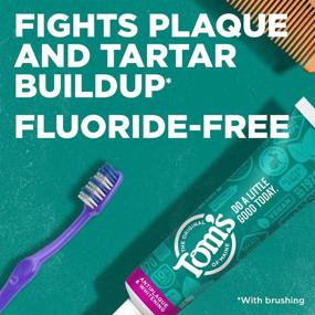 img 2 attached to Toms Maine Fluoride Free Antiplaque Toothpaste: Natural Oral Care for Plaque Prevention