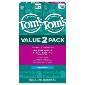 img 4 attached to Toms Maine Fluoride Free Antiplaque Toothpaste: Natural Oral Care for Plaque Prevention