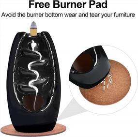 img 2 attached to Discover Serenity With SOYO Backflow Incense Burner & Aromatherapy Set – Perfect For Home, Office & Yoga