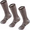 stay warm and comfortable on your next hike with meriwool merino wool socks - 3 pairs of midweight cushioned thermal socks for men and women logo