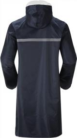 img 2 attached to Waterproof Rain Jacket For Men With Long Sleeve - Cheerful Rain Coat Rainwear