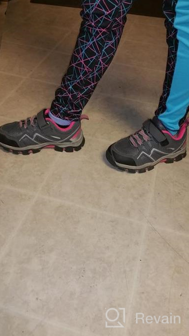 img 1 attached to Brooman Outdoor Trail Hiking Shoes for Kids | Boys & Girls Running Sports Sneakers review by Kevin Compton