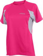 stay cool and comfortable with proviz women's active tee in vibrant raspberry color logo