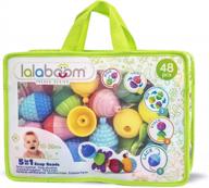 🔍 lalaboom 48 piece set: educational pop beads for ages 10 months to 4 years - bl460 explained logo