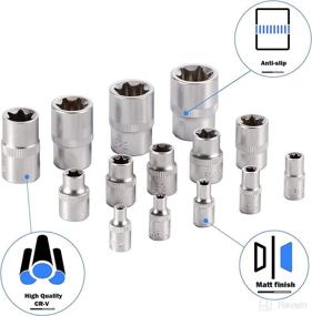 img 2 attached to 14PCS Female Socket External Torque