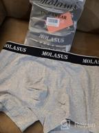 img 1 attached to Comfortable And Stylish Molasus Men'S Cotton Stretch Trunks - Pack Of 5 review by Randy Basque
