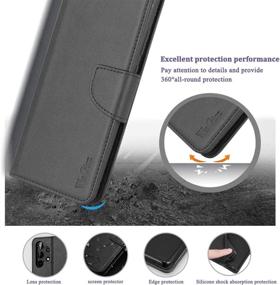 img 2 attached to 📱 Premium WuGlrz Case for Samsung Galaxy A32&amp;M32 5G (Excludes A32&amp;M32 4G) with 2 Tempered Glass Protectors - Stylish PU Leather Wallet with Card Holder, Lanyard, and Magnetic Flip