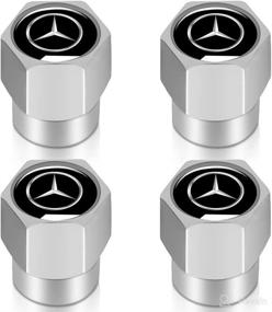 img 4 attached to Mercedes Benz Suitable Accessory Pieces Silver，This